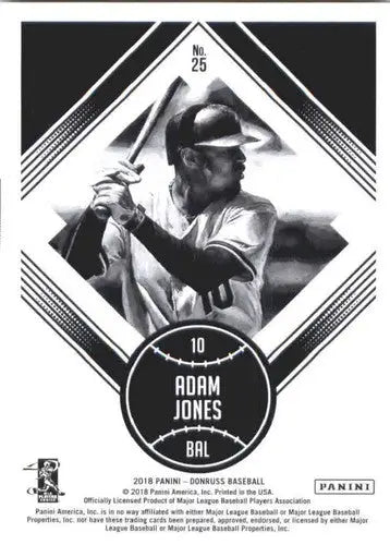 2018 Donruss #25 Adam Jones NM-MT Orioles Diamond King - Baseball Card Single