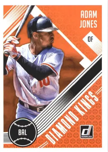 2018 Donruss #25 Adam Jones NM-MT Orioles Diamond King - Baseball Card Single