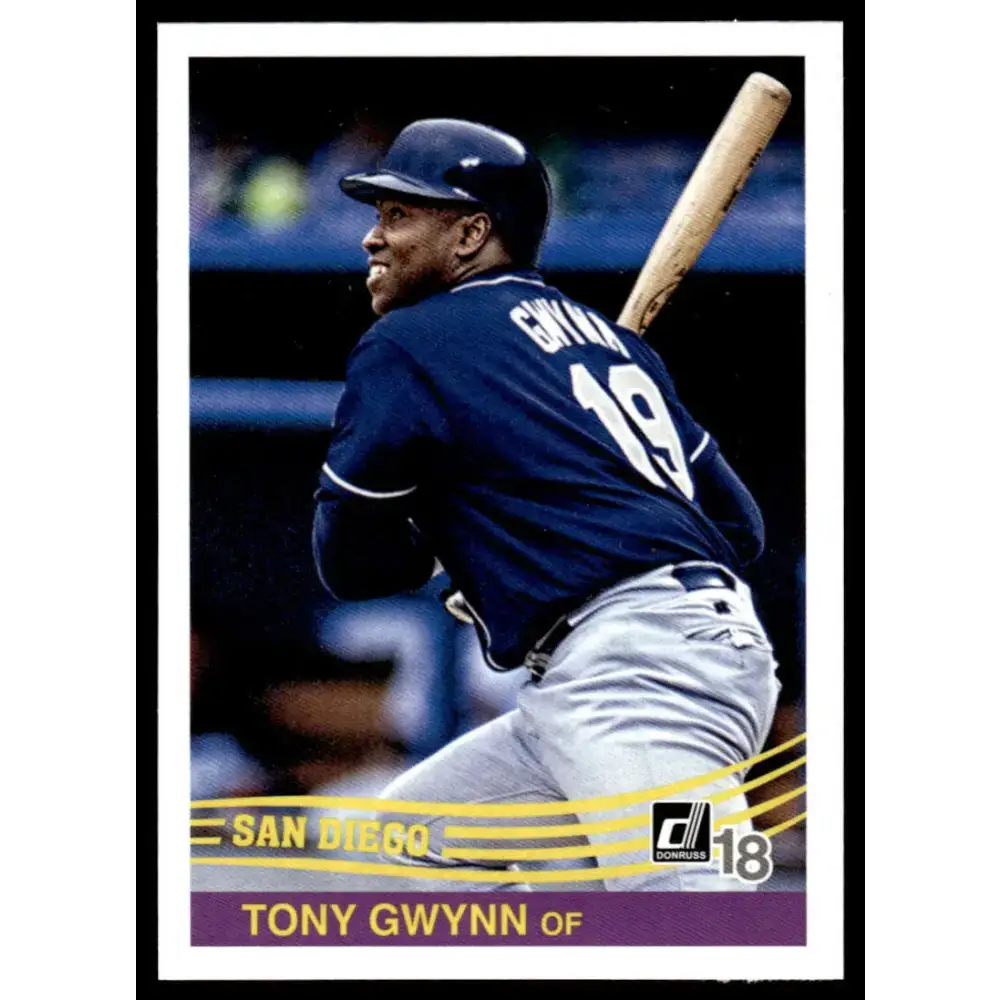 2018 Donruss #258 Tony Gwynn NM/MT San Diego Padres Baseball Card - Baseball Card Single