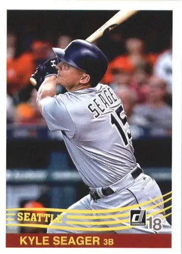2018 Donruss #260 Kyle Seager NM-MT Mariners Retro 1984 - Baseball Card Single