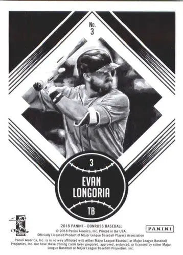 2018 Donruss #3 Evan Longoria NM-MT Giants Diamond King ID:9780 - Baseball Card Single