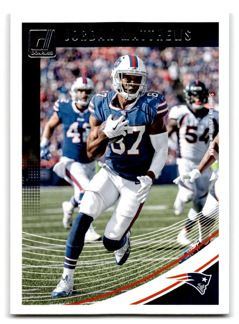2018 Donruss #35 Jordan Matthews - Football Card Single