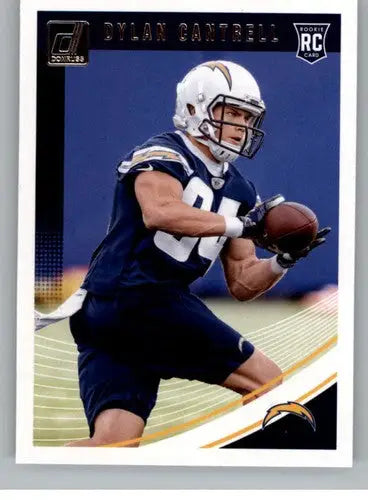 Original gloss 2018 Donruss Dylan Cantrell rookie card displayed with Simply Sandoval craftsmanship