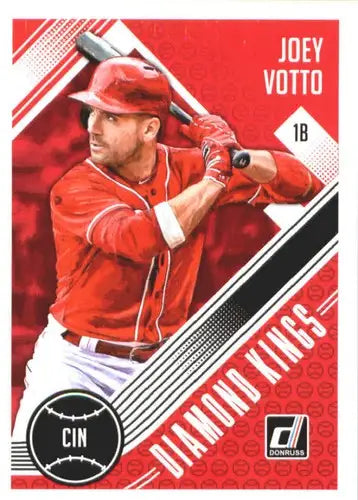 2018 Donruss #4 Joey Votto NM-MT Reds Diamond King - Baseball Card Single