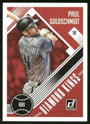 2018 Donruss Diamond Kings Paul Goldschmidt #22 Baseball - Baseball Card Single
