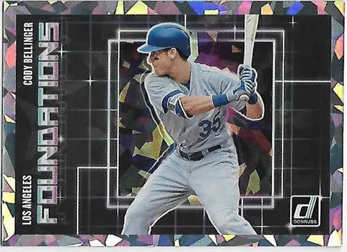 2018 Donruss Foundations Crystals #1 Cody Bellinger NM-MT Dodgers - Baseball Card Single