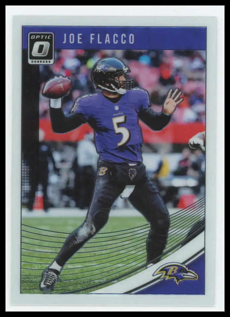 2018 Donruss Optic Joe Flacco 9 Baltimore Ravens - Football Card Single