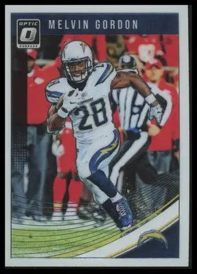 2018 Donruss Optic Melvin Gordon 57 Los Angeles Chargers