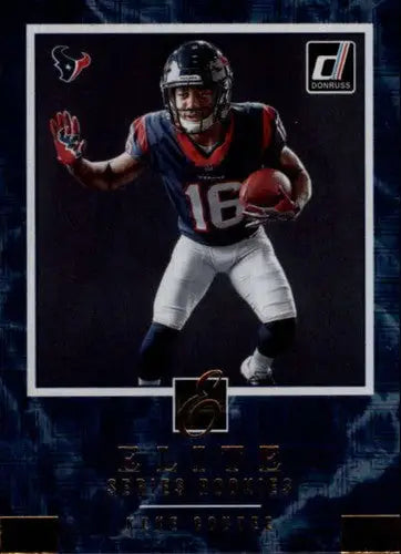 Football trading card from 2018 Donruss The Elite Series Rookies Keke Coutee