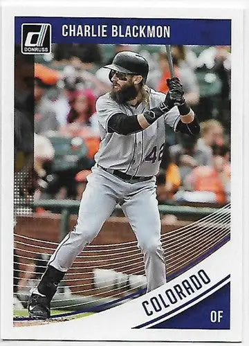 2018 Donruss Variations #104 Charlie Blackmon NM-MT Rockies - Baseball Card Single