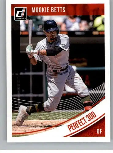 2018 Donruss Variations #191B Mookie Betts NM-MT Red Sox Black Sleeves - Baseball Card Single