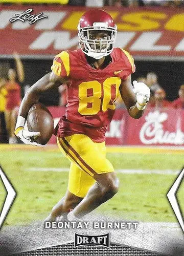 2018 Leaf Draft #19 Deontay Burnett NM-MT - Football Card Single