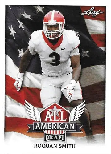 2018 Leaf Draft Roquan Smith Football Trading Card with Original Gloss NM-MT