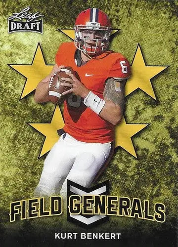 2018 Leaf Draft Field Generals Gold #FG-05 Kurt Benkert NM-MT ID:10825 - Football Card Single