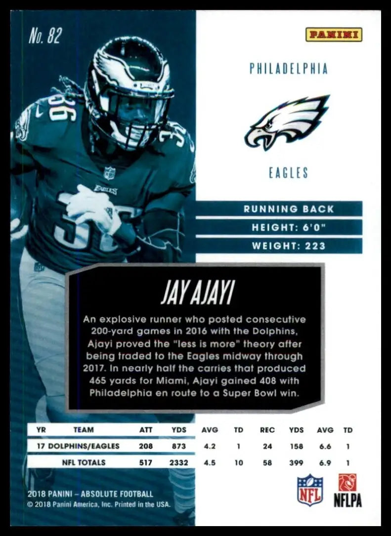 2018 Panini Absolute - Jay Ajayi #82