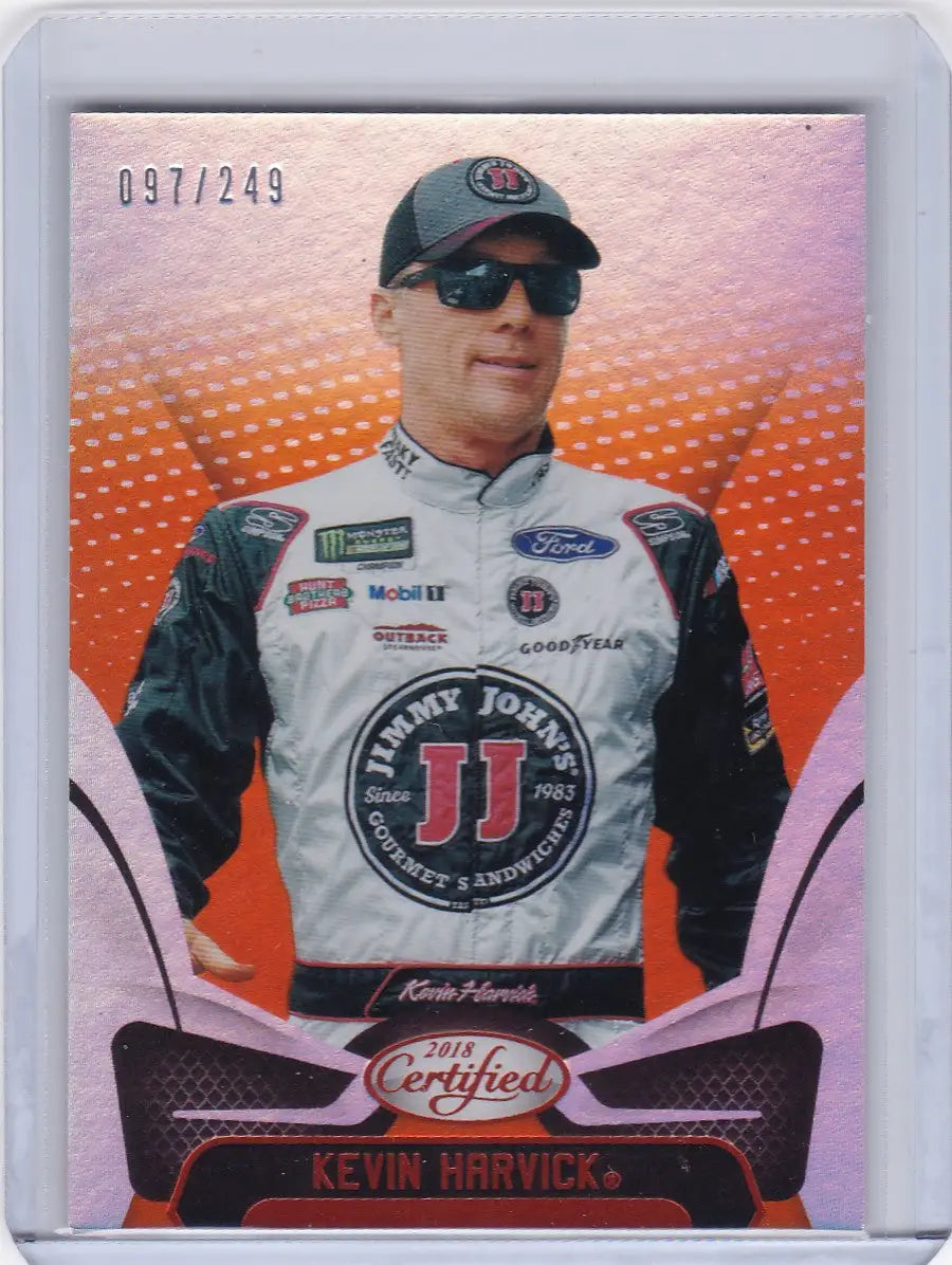 2018 Panini Certified 97/249 #8 Kevin Harvick - Other