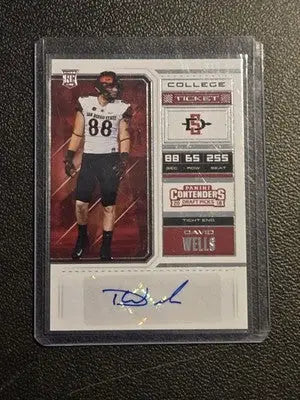 2018 Panini Contenders Draft Picks #207 David Wells - Football Card Single