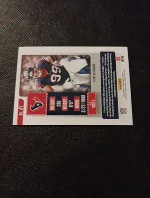 2018 Panini Contenders - J.J. Watt #61. Houston Texans. NRMT+ - Football Card Single