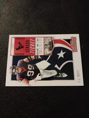 2018 Panini Contenders - J.J. Watt #61. Houston Texans. NRMT+ - Football Card Single