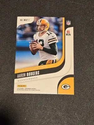 2018 Panini Contenders #MVP-1 Aaron Rodgers MVP Contenders - Football Card Single