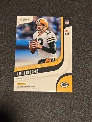 2018 Panini Contenders #MVP-1 Aaron Rodgers MVP Contenders - Football Card Single