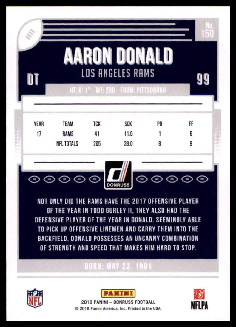 2018 Panini Donruss - Aaron Donald #150