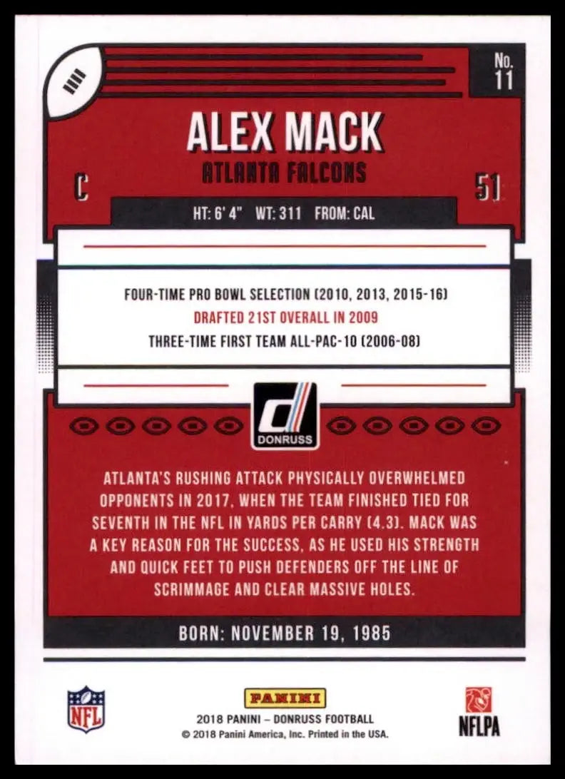 2018 Panini Donruss - Alex Mack #11