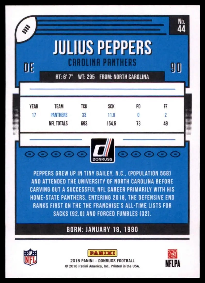 2018 Panini Donruss - Julius Peppers #44