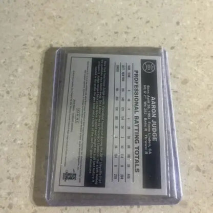 Aaron Judge 2018 Panini Donruss Retro trading card Future HOF MVP #253