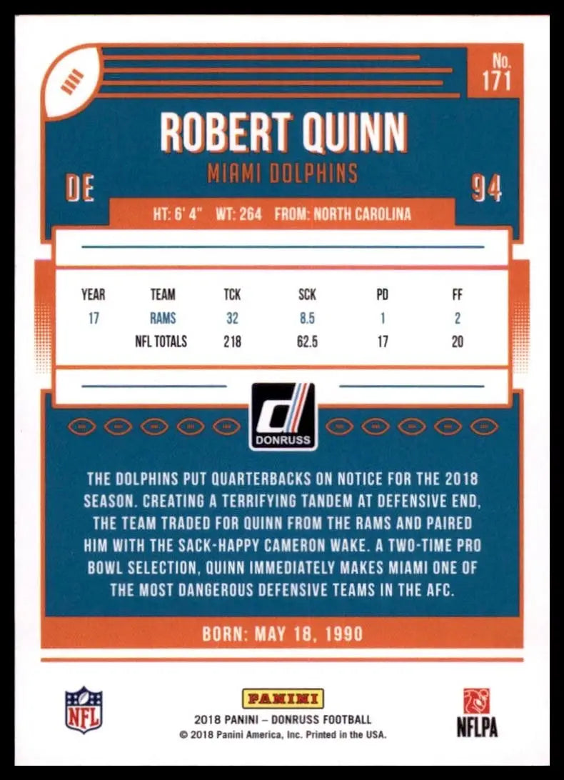 2018 Panini Donruss - Robert Quinn #171