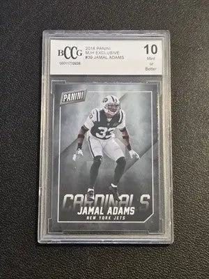 2018 Panini MJ Holding Exclusive #39 Jamal Adams BCCG 10 - Football Card Single