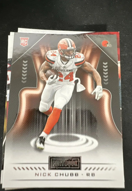 2018 Panini Playbook - Rookies Nick Chubb #119 (RC)
