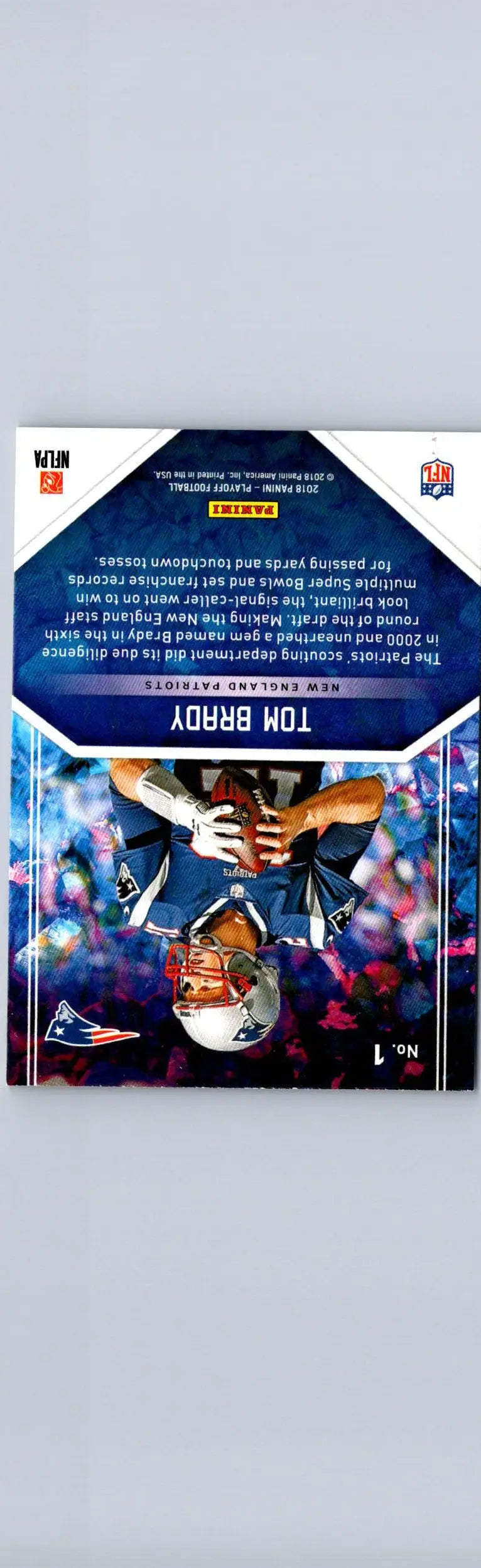 2018 Panini Playoff #1 Tom Brady Hidden Gems - Football Card Single