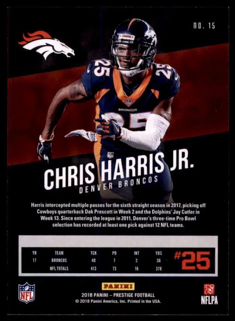 2018 Panini Prestige - Chris Harris Jr. #15