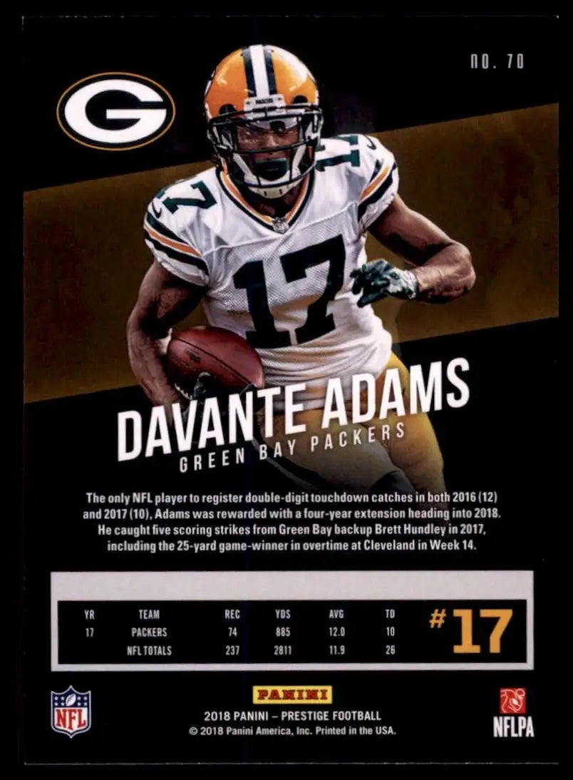 2018 Panini Prestige - Davante Adams #70