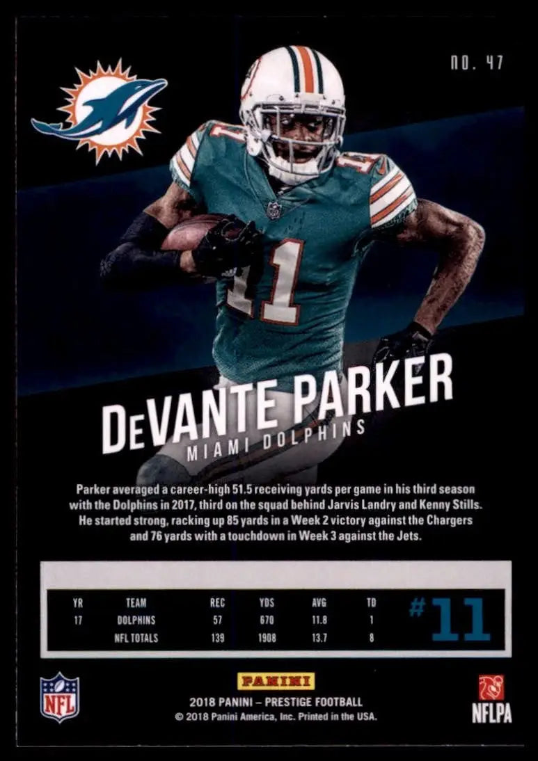 2018 Panini Prestige - Devante Parker #47