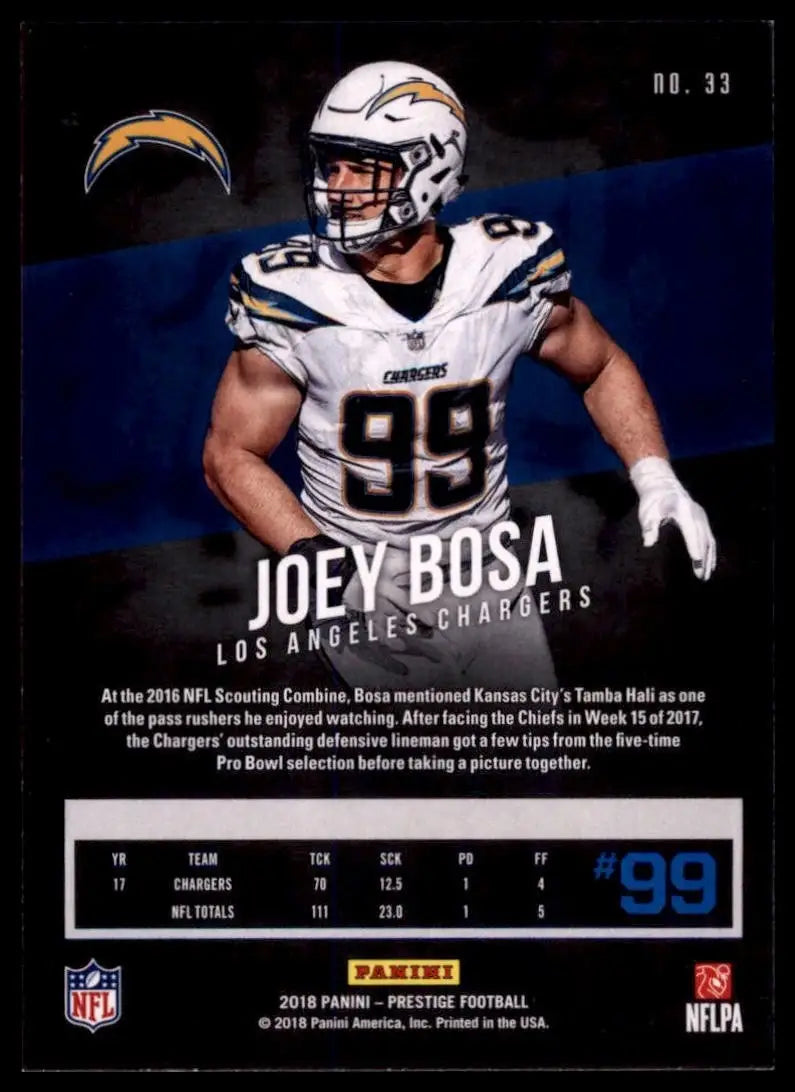 2018 Panini Prestige - Joey Bosa #33