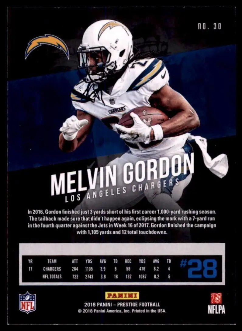 2018 Panini Prestige - Melvin Gordon #30