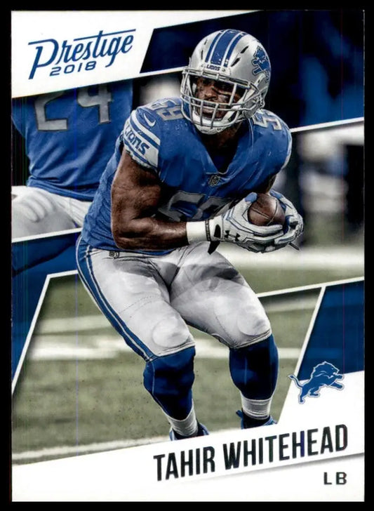2018 Panini Prestige - Tahir Whitehead #68 (RC)