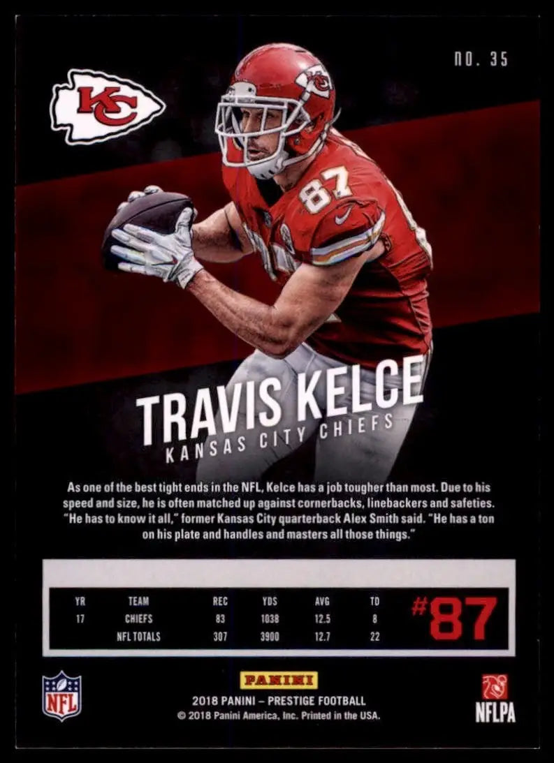 2018 Panini Prestige - Travis Kelce #35