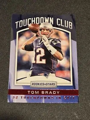 2018 Panini Rookies & Stars #TD-3 Tom Brady Touchdown Club - Football Card Single