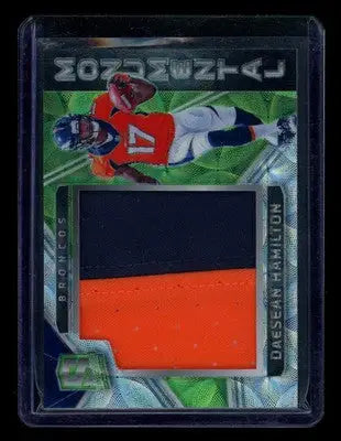 2018 Panini Spectra DaeSean Hamilton #34 Jersey Patch 36/50 Football - Football Card Single