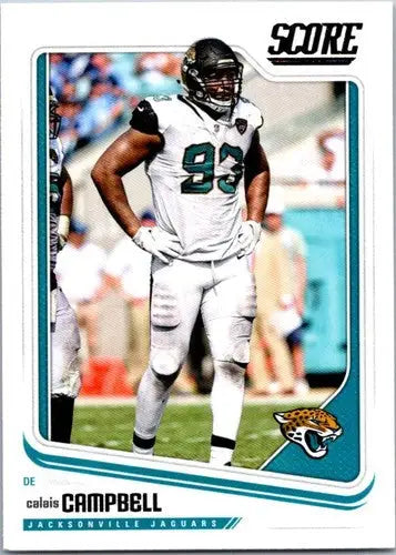 2018 Score #152 Calais Campbell NM-MT Jaguars - Football Card Single