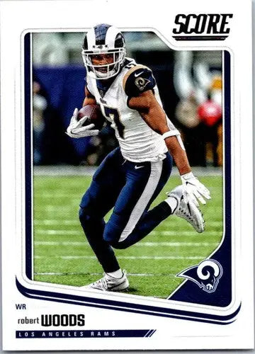 Robert Woods football card with original gloss, 2018 Score #171 Robert Woods NM-MT