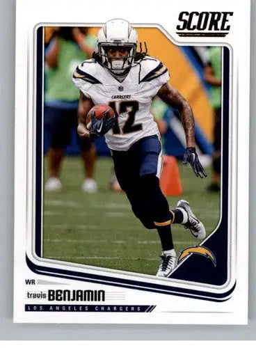 2018 Score #184 Travis Benjamin NM-MT - Football Card Single