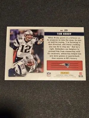 2018 Score #20 Tom Brady Signal Callers - Football Card Single