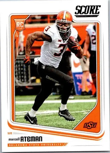 2018 Score #387 Marcell Ateman NM-MT Rookie - Football Card Single