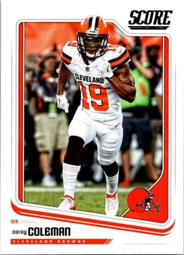 2018 Score #77 Corey Coleman NM-MT Browns ID:14924 - Football Card Single