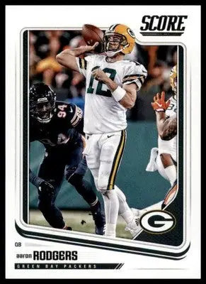 2018 Score Base Aaron Rodgers Green Bay Packers 114 - Football Card Single