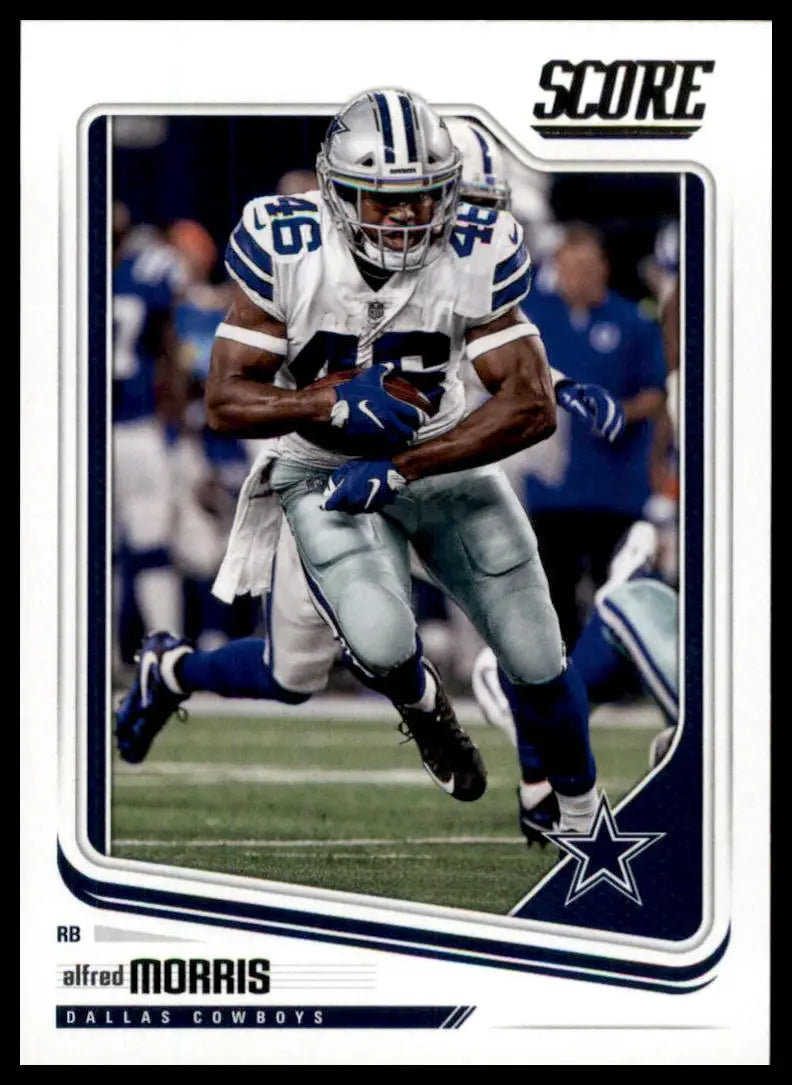 2018 Score Base Alfred Morris Dallas Cowboys 85 - Football Card Single